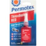 Permatex® 27200 High Temperature Threadlocker Red, 10 Ml