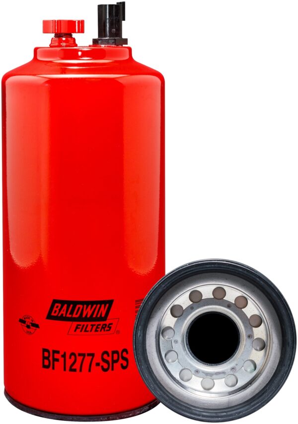 Baldwin BAL-BF1277-SPS FWS Spin-on w/Drain, Sensor Port and Reusable Sensor