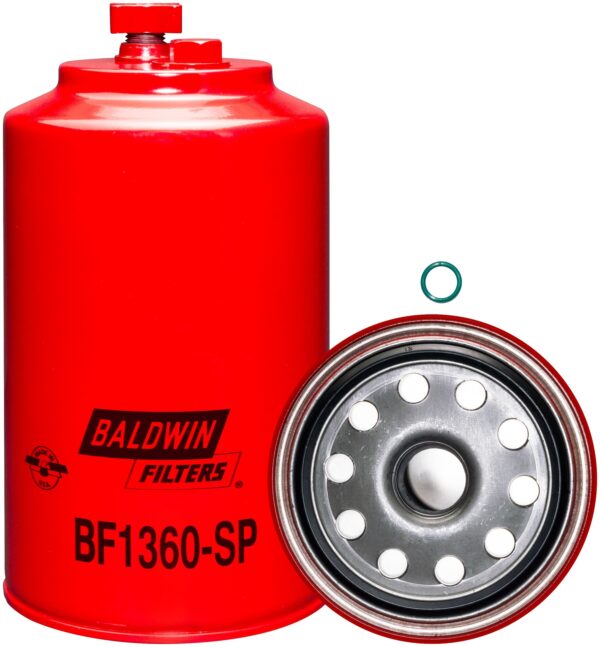 Baldwin BAL-BF1360-SP Fuel/Water Separator Spin-on with Drain and Sensor Port