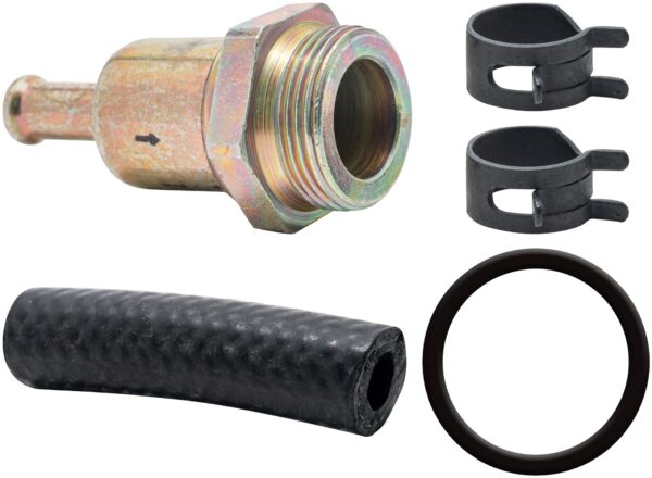 Baldwin BAL-BF46225 In-Line Fuel Filter with Clamps and Hose