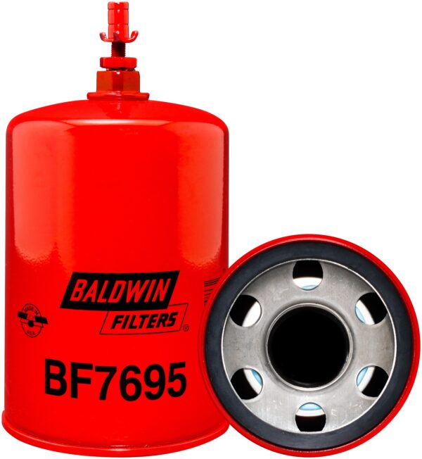 Baldwin BAL-BF7695 Resin Ribbon Fuel Coalescer Spin-on with Drain