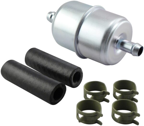 Baldwin BAL-BF836-K3 In-Line Fuel Filter with Clamps and Hoses