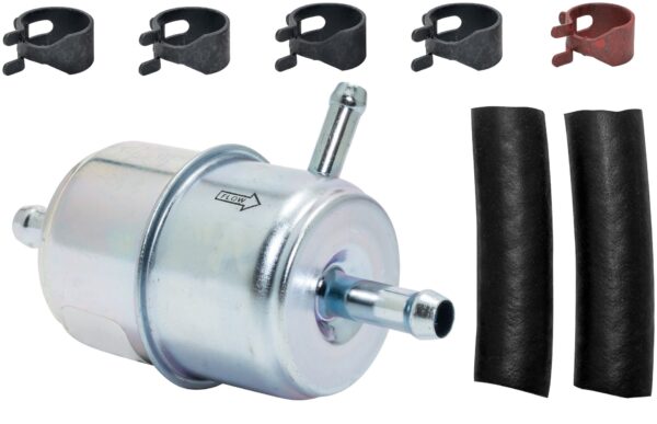 Baldwin BAL-BF865-K In-Line Fuel Filter with Clamps and Hoses