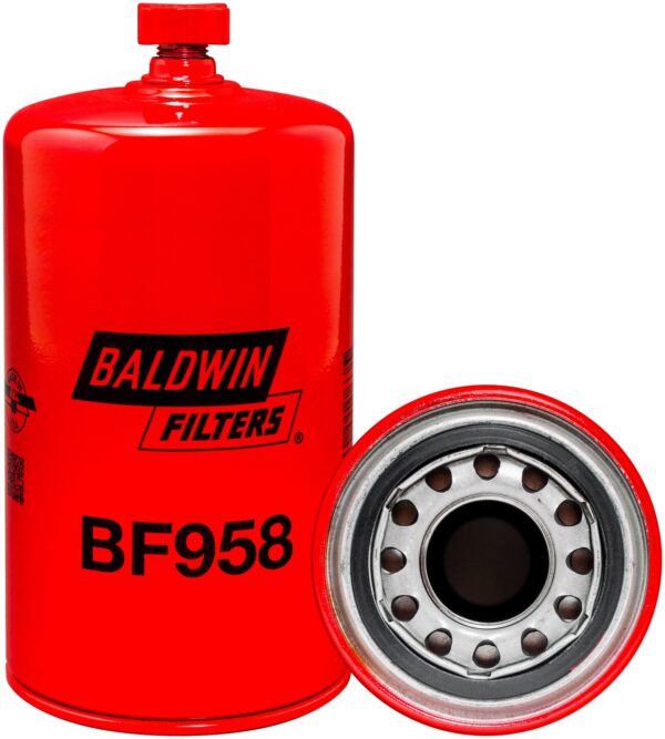 Baldwin BAL-BF958 Fuel Storage Tank Spin-on with Drain