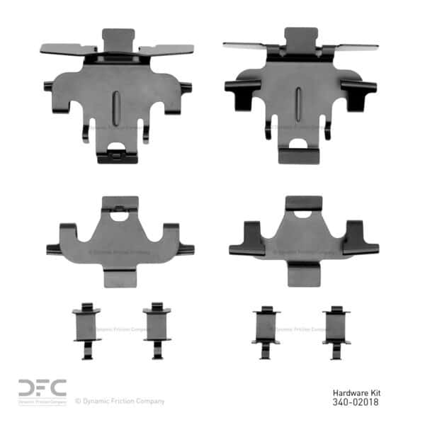 Dynamic Friction DYN-340-02018 DFC Disc Brake Hardware Kit