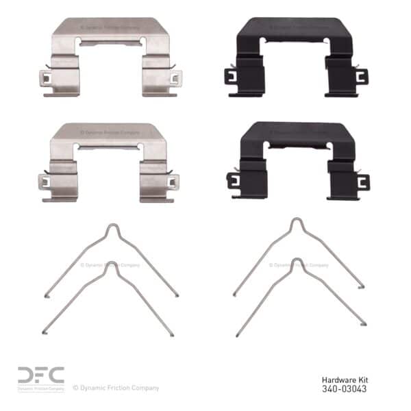 Dynamic Friction DYN-340-03043 DFC Disc Brake Hardware Kit