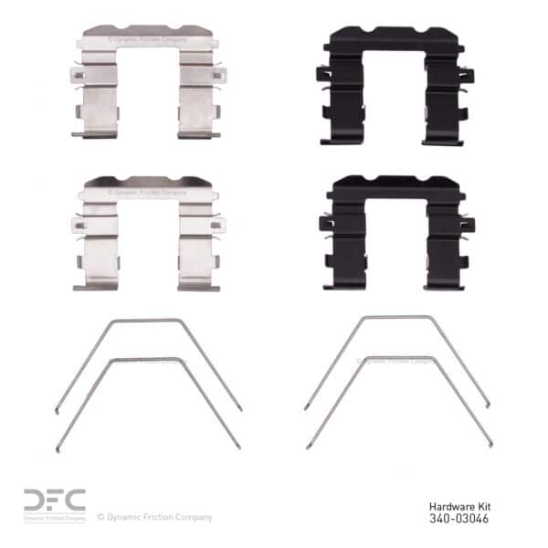 Dynamic Friction DYN-340-03046 DFC Disc Brake Hardware Kit