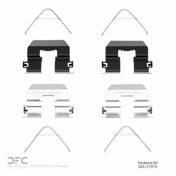 Dynamic Friction DYN-340-21015 DFC Disc Brake Hardware Kit