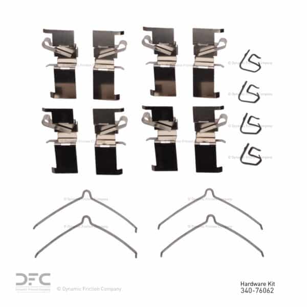 Dynamic Friction DYN-340-76062 DFC Disc Brake Hardware Kit