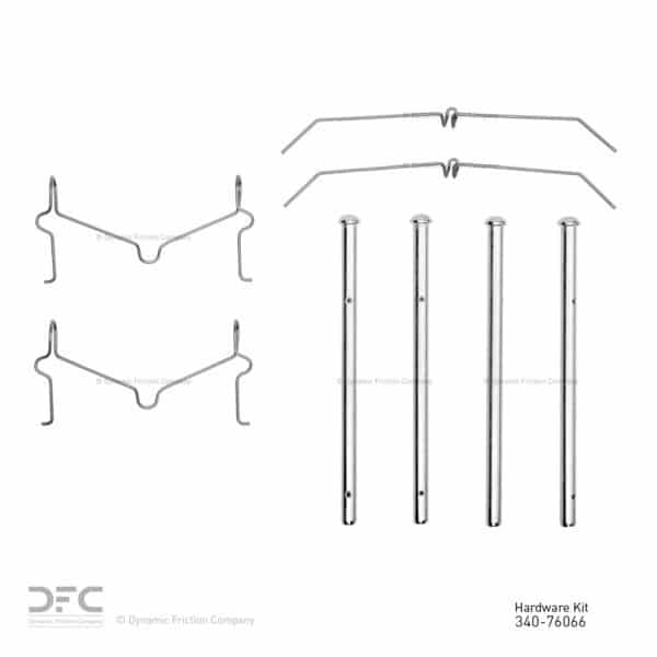 Dynamic Friction DYN-340-76066 DFC Disc Brake Hardware Kit