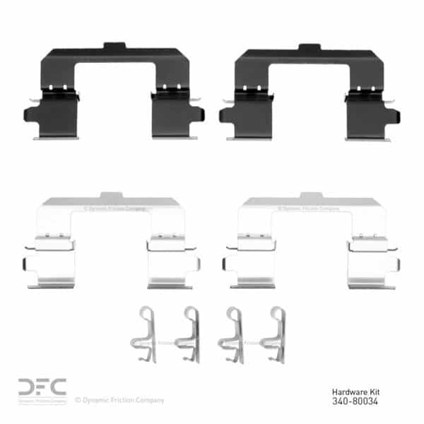 Dynamic Friction DYN-340-80034 DFC Disc Brake Hardware Kit