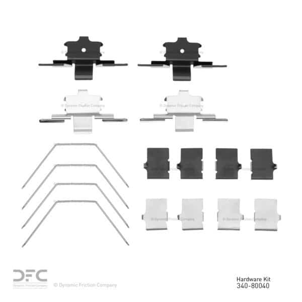 Dynamic Friction DYN-340-80040 DFC Disc Brake Hardware Kit