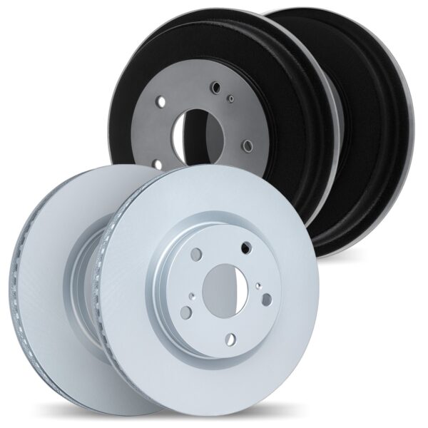 Dynamic Friction DYN-4004-03032 DFC Brake Rotors and Drums - GEOSPEC Coated