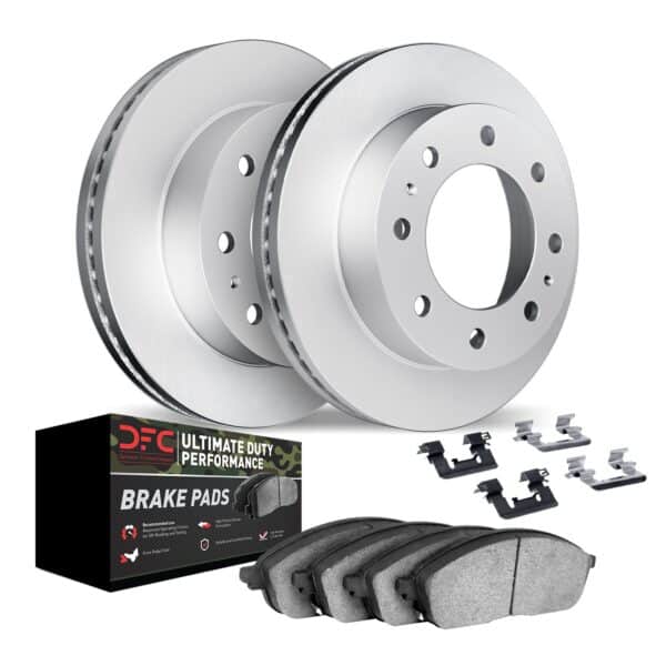 Dynamic Friction DYN-4412-54024 DFC GEOSPEC Coated Rotor- HD Brake Pad - Hardware