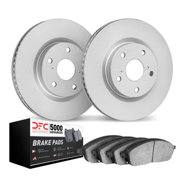 Dynamic Friction DYN-4502-73156 DFC GEOSPEC Rotors with 5000 Brake Pads