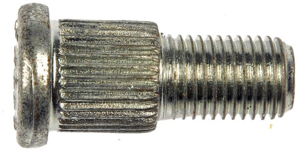 DOR-610-083 7/16-20 Serrated Wheel Stud - .563 In. Knurl, 1-1/4 In. Length