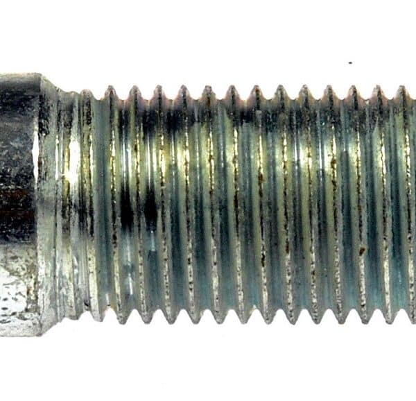 DOR-610-475 1/2-20 Serrated Wheel Stud - 0.615 In. Knurl, 1.915 In. Length