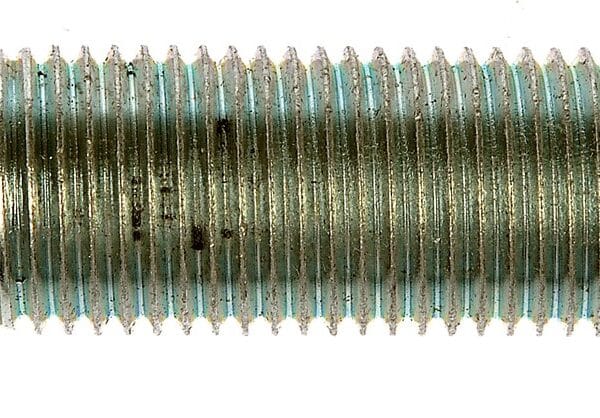 DOR-610-514 1/2-20 Serrated Wheel Stud With Clip Head - 0.555 In. Knurl, 2.31 In. Length