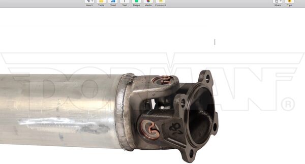 DOR-976-563 Rear Driveshaft Assembly