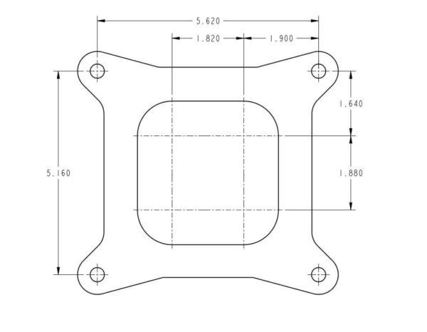 Holley 0-3310s Carburettor, Model 4160, 750 Cfm, Square Bore,4-Barrel Silver