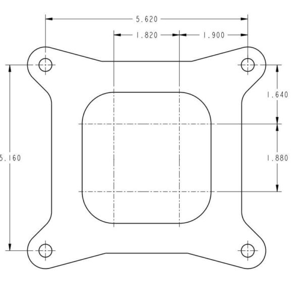 Holley 0-4781c Mdl 4150 Double Pump-Chromate (04781c)