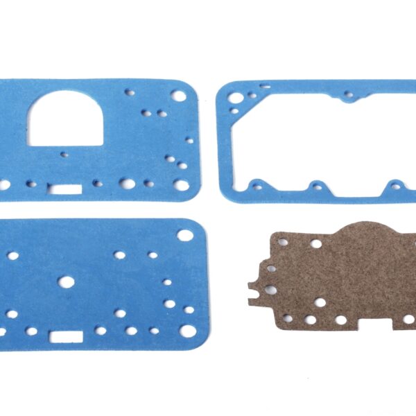 108-201 Holley Carb Gaskets, Blue Reusable Fibre, Fuel Bowl, Metering Block