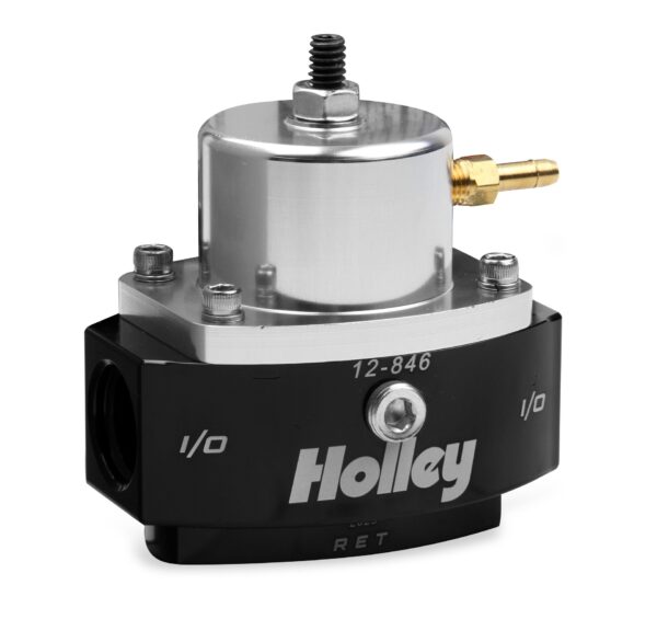 Holley 12-846 Billet Fp Reg  Adj 15-65 Psi 8an In/Out 6an Return (12846)