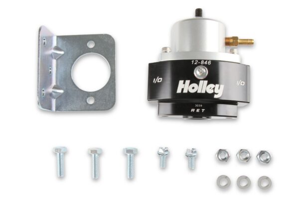 Holley 12-846 Billet Fp Reg  Adj 15-65 Psi 8an In/Out 6an Return (12846)