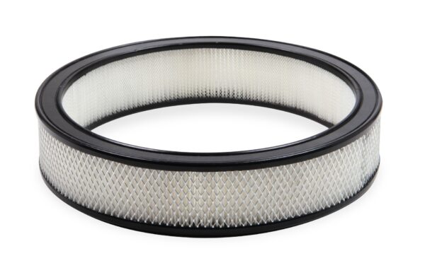 Holley 120-178 14x3 Paper Air Filter W/Blk Rubber Ring (120178)