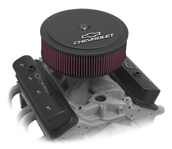 Holley 120-221 Gm Musc Ser A/C Finned 14x4 Prem Blk (120221)