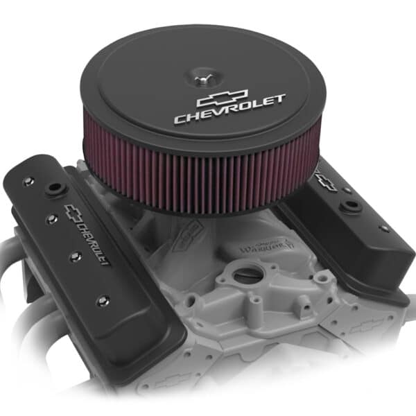 Holley 120-221 Gm Musc Ser A/C Finned 14x4 Prem Blk (120221)