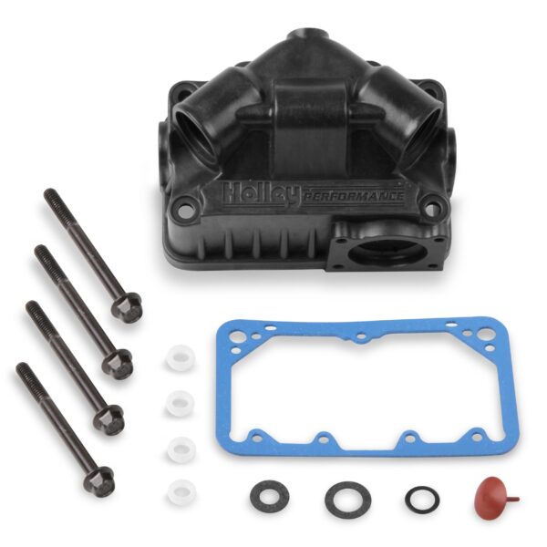 Holley 134-73hb Sec Alum V Bowl With Pump Kit-Hard Core (13473hb)