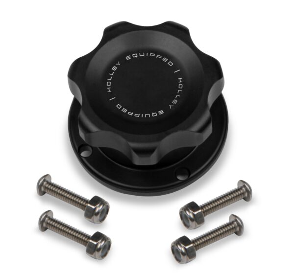 Holley 241-230 Billet Fill Cap W/4 Bolt Flange-Holley (241230)