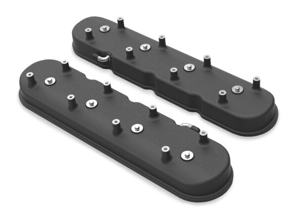 Holley 241-97 Valve Cover  Tall Ls For Dry Sump Apps. Black (24197)
