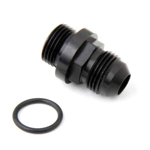 Holley 26-143-1 Fuel Inlet Fitting (Short-8 Style) Black (261431)