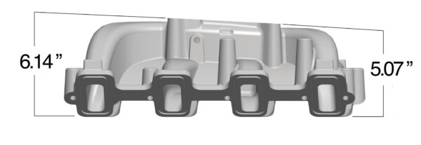 Holley 300-129bk Intake Manifold  Ls3 Dual Plane-Black (300129bk)