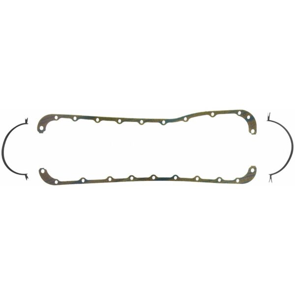 Fel-Pro® OS 30408 C - Cork-Rubber Engine Oil Pan Gasket Set