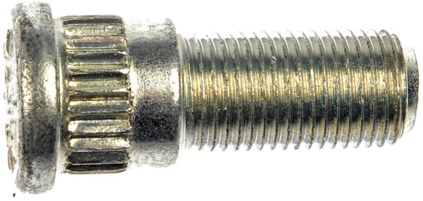 DOR-610-120 1/2-20 Serrated Wheel Stud - .650 In. Knurl, 1-1/2 In. Length