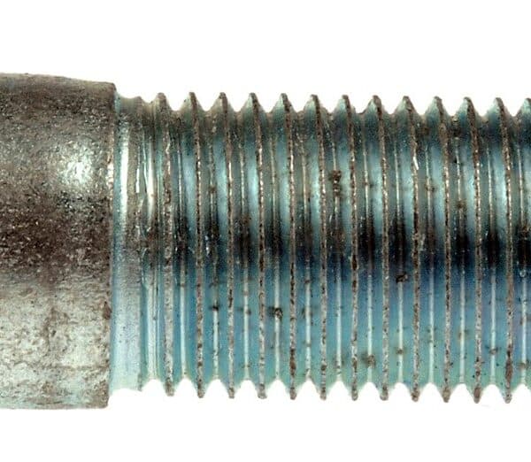 DOR-610-217 9/16-18 Serrated Wheel Stud - 0.627 In. Knurl, 2-1/8 In. Length