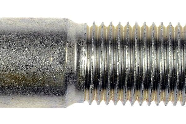 DOR-610-233 9/16-18 Serrated Wheel Stud - 0.625 In. Knurl, 2-25/32 In. Length