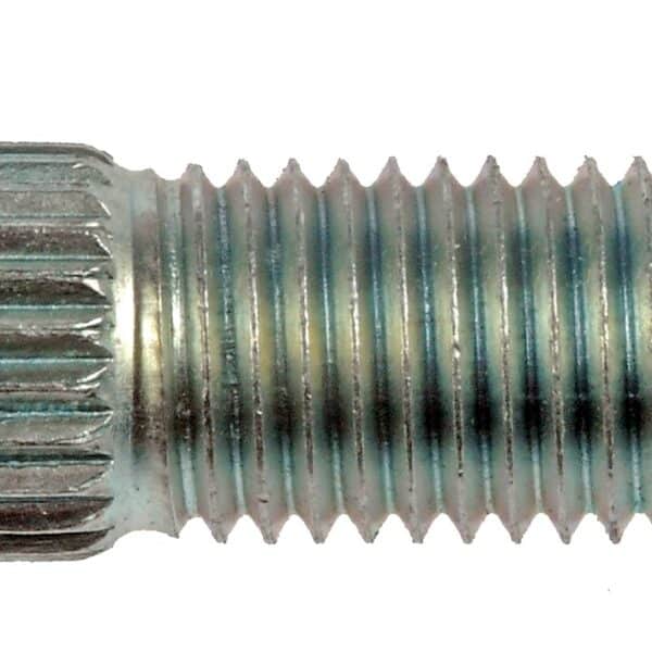 DOR-610-294 M12-1.50 Serrated Wheel Stud - 12.95mm Knurl, 36mm Length