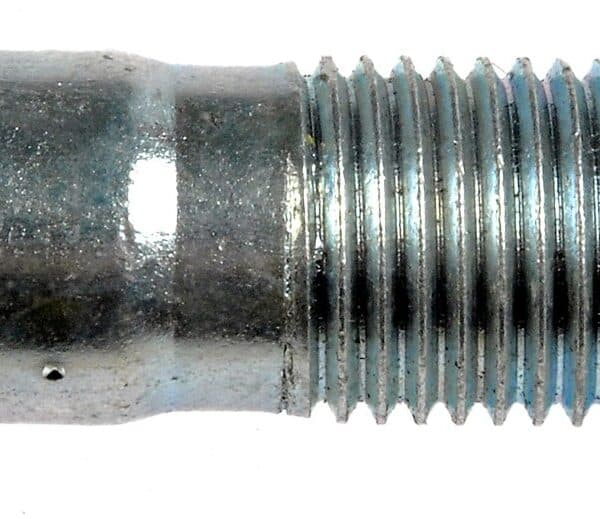 DOR-610-399 M12-1.25 Non-Serrated Wheel Stud With Clip Head - 12.04mm Knurl, 38mm Length