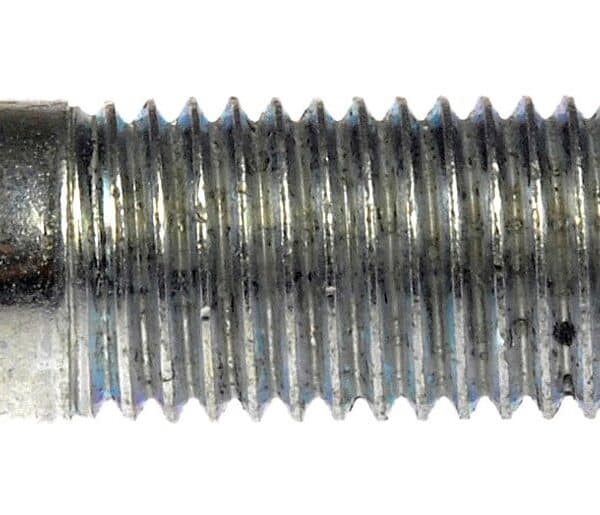 DOR-610-408 M12-1.50 Serrated Wheel Stud - 12.34mm Knurl, 48mm Length