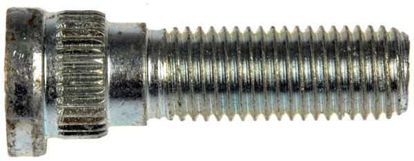 DOR-610-438 M12-1.50 Serrated Wheel Stud - 16.24mm Knurl, 44.45mm Length