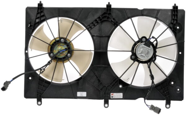 DOR-620-257 Dual Fan Assembly Without Controller
