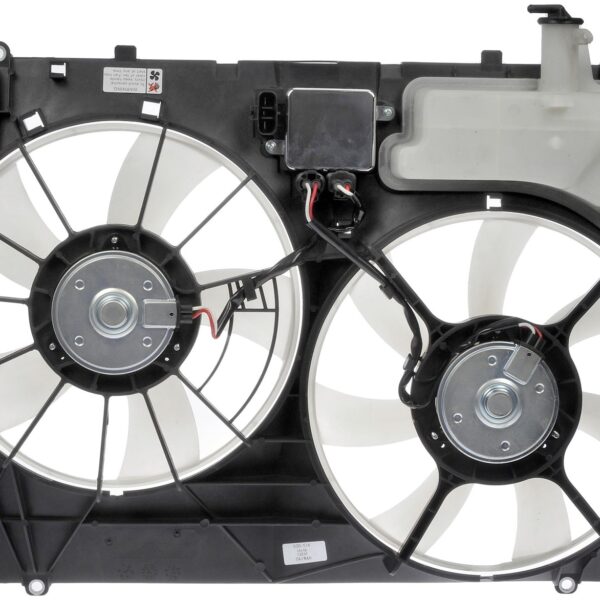 DOR-620-574 Dual Fan Assembly With Controller And Reservoir