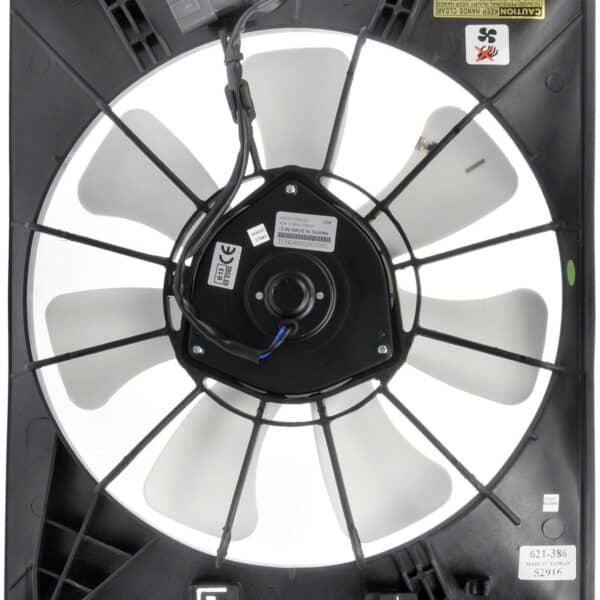 DOR-621-386 Condenser Fan Assembly Without Controller