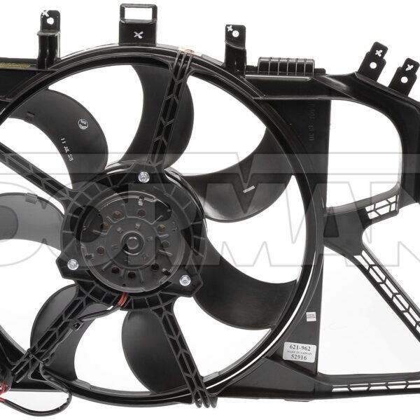 DOR-621-638 Dual Fan Assembly Without Controller