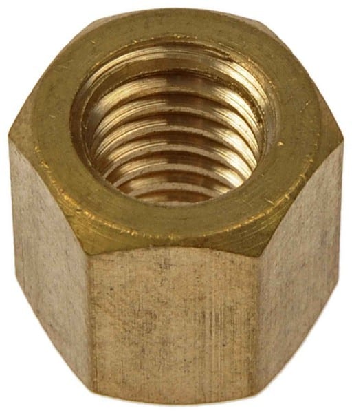 DOR-680-106 Hex Nuts - Stud (Brass and Steel) - 7/16-14 In.