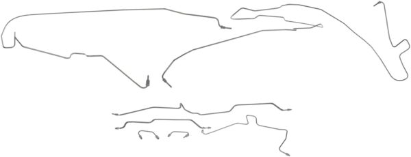 DOR-919-220 Stainless Steel Brake Line Kit